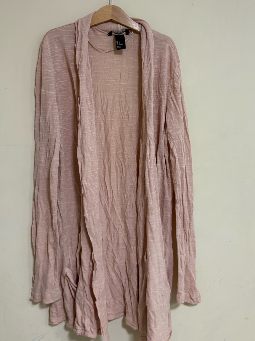 H&M Basic Lightweight Blush Pink Women's Cardigan